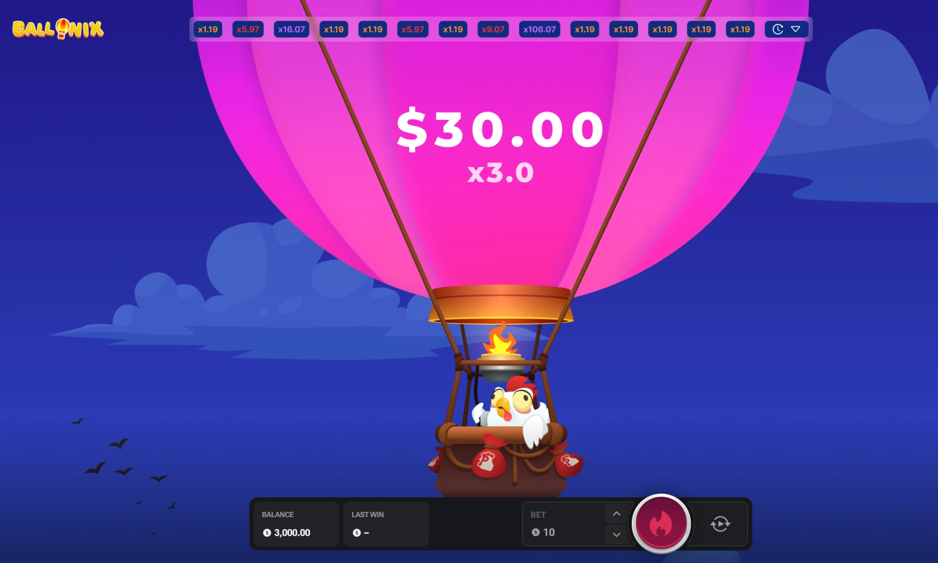 Gameplay BalloniX